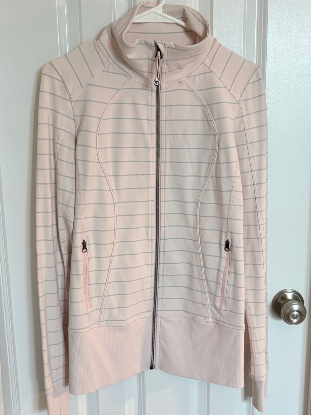 Lululemon striped zip up